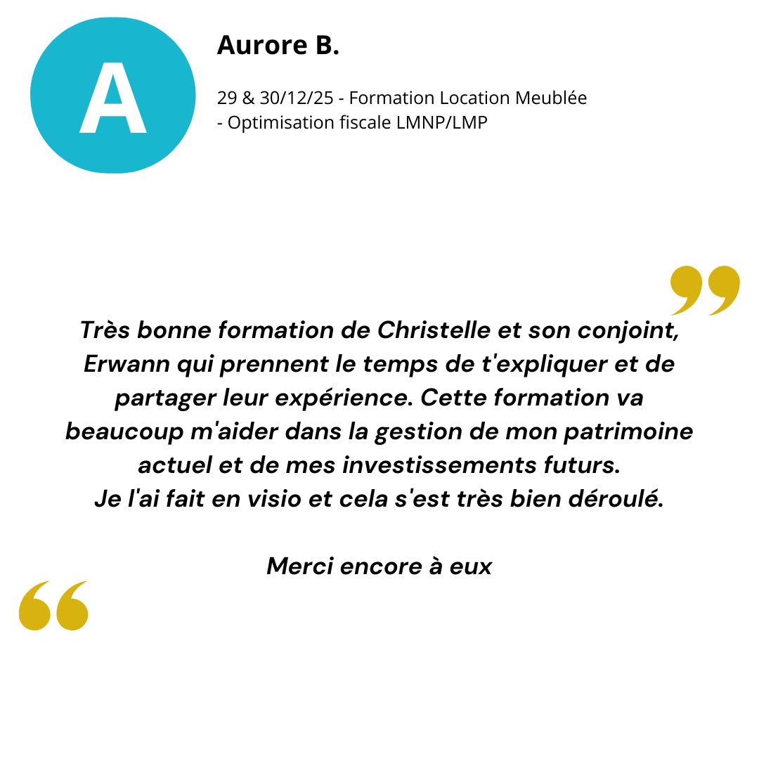 Avis formation Aurore Optimisation Fiscale